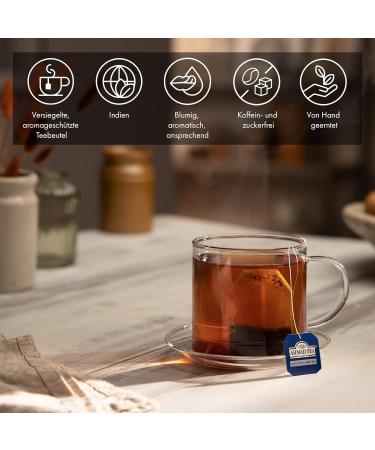 Ahmad Tea Earl Grey - Caffeine-Free Black Tea Bags (100 Individual Aroma-Sealed Bags) - Buy Online on GoSupps.com