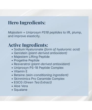 Pause & Effect Firming Face Serum for Menopausal Skin Niacinamide and Hyaluronic Acid Brightening Serum Ceramides for Hydration Tone and Fine Lines - Buy Online on GoSupps.com