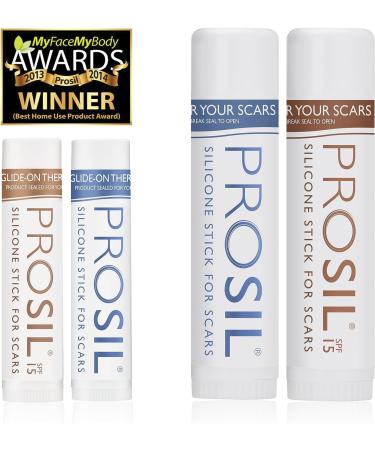 Pro-SIL Silicone Scar Treatment Stick 4.25g - FDA Cleared & Clinically Proven - Made in USA - Buy Online on GoSupps.com