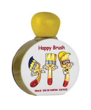Lattafa Pride Happy Brush for Kids Eau de Parfum Spray 2.53 Ounce / 75 ml Citrus Fresh Fruity Vanilla 2.53 Fl Oz (Pack of 1)