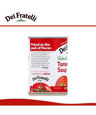 Dei Fratelli Tomato Soup - Gluten Free & All Natural - 5th Generation Recipe - 10.75 oz. cans 12 pack - Buy Online on GoSupps.com