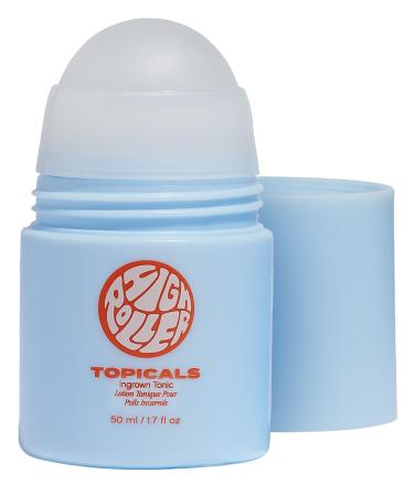 Topicals High Roller Ingrown Hair Tonic with Salicylic Acid AHAs and BHAs - Daily Treatment For Razor Bumps Irritation and Ingrown Hairs - Suitable For Face & Body (1.7 Fl Oz)