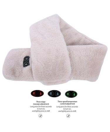 Buy Washable USB Heated Scarf for Men & Women - 3 Gear Heating Comfortable & Safe - Khaki - Buy Online on GoSupps.com