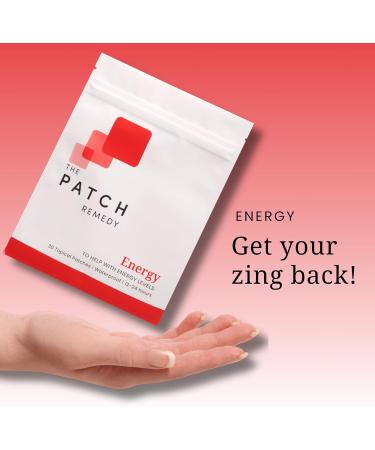 The Patch Remedy Energy Patches - 30 Topical Patches with Caffeine from Guarana Extract, Taurine, Glucuronolactone, Green Tea, Vitamin B3, B5, B6, Transdermal Caffeine Patches Energy - Buy Online on GoSupps.com
