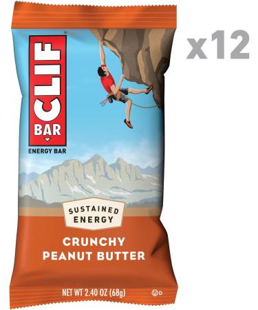 Buy Clif Bar Crunchy Peanut Butter Energy Bars 12 Pack | International Shipping Available - Buy Online on GoSupps.com