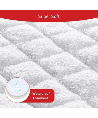 Moonsea Quilted Waterproof Changing Pad Liner 3 Pack - Non-Slip Back  Reusable & Machine Washable - White 12.5 x 29 inch (Pack of 3) - Buy Online on GoSupps.com