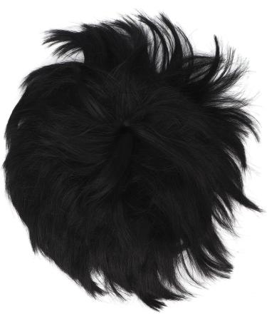 Short Toupee for Men Hair Topper Wig Fashionable Handsome Men Short Toppers Hairpiece Hair Extensions for Covering White Loss Hair Daily Wear Human Hair Toupee - Buy Online on GoSupps.com