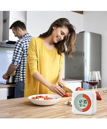 EooCoo Visueller Timer - White | International Shipping Available - Perfect for Home & Office Use - Buy Online on GoSupps.com