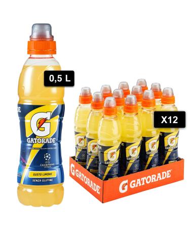 PepsiCo Gatorade Sport Drink Sports Bevanda Non-Lemon Grass Aids Reintegration of Personal Mineral Sales Format 12 x 500 ml