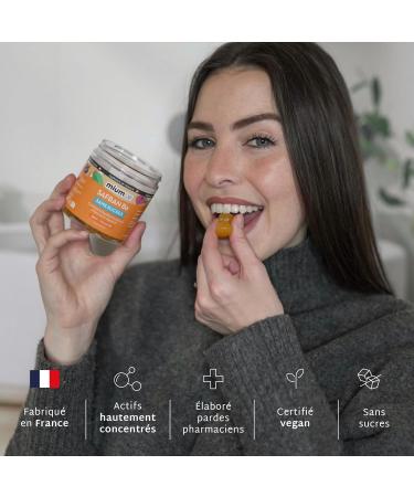 Mium Lab - Gummies Safran et Vitamine B6 sans sucres - Enfants et Adultes - Bien- tre motionnel et mental & Relaxation - Cure 3 6 Mois - Hautement dos 40mg - Saveur P che - Fabriqu en France 1 Pot + 3 co-recharges - Buy Online on GoSupps.com