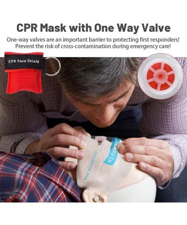 Buy 6-Piece Ventilation Mask Set | First Aid & Emergency CPR Masks | Keychain & Carabiner Included for Effective Mouth-to-Mouth Protection - Buy Online on GoSupps.com