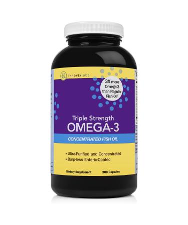 InnovixLabs Triple Strength Omega-3 200 Capsules