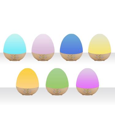 Buy BEPER P205DIF001 Essential Oil Diffuser - 5W Ultrasonic Aroma Diffuser with 7-Color LED Timer & Wood Effect - Buy Online on GoSupps.com