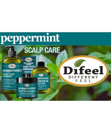 Difeel Peppermint Scalp Care Hair Oil - 7.1 oz | Soothes and Nourishes Scalp | Promotes Healthy Hair Growth - Buy Online on GoSupps.com
