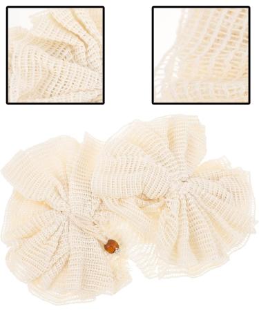 FOMIYES 2pcs Bath Flower Towel & Sponge Set | Premium Sisal Pouf & Gloves for Shower | Beauty Bath Products for Glowing Skin | International Shipping - Buy Online on GoSupps.com