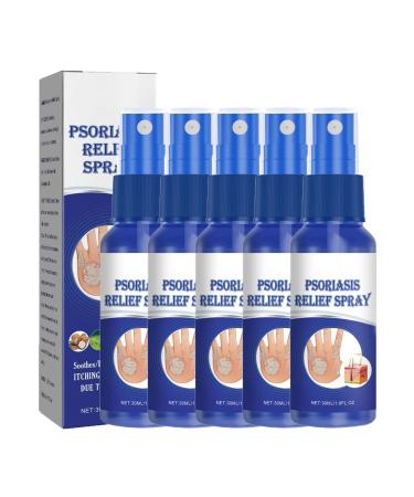 dosidolo South Moon Psoriasis Repair Spray South Moon Vitiligo Relief Spray Kolmax Psoriasis Relief Spray Herbal Psoriasis Relief Spray for Skin Plaque Psoriasis (5PCS)