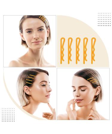 48 Metal-Free Bobby Pins with Sturdy Wave Design in Brown - Hair Grip Pins for Women & Girls | Includes Storage Box - Buy Online on GoSupps.com