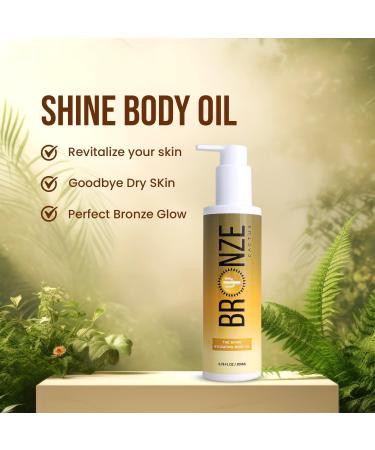 Bronze Cactus Daily Hydration Shine Body Oil Deep Moisture & Radiant Glow | Lightweight, Non-Greasy Finish | Cruelty-Free & Skin-Loving | Perfect for Everyday Use | 6.76 fl oz - Buy Online on GoSupps.com
