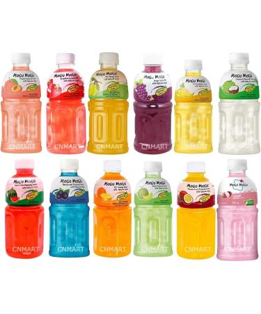 MOGU MOGU Assorted Fruit Juice with Nata De Coco 320mL (24 Bottles) Self Customised Flavours - Buy Online on GoSupps.com