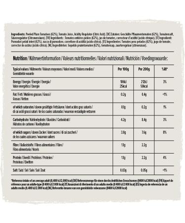 by Amazon Tomates Enti res Pel es Italiennes 400g 400g (Lot de 1) - Buy Online on GoSupps.com