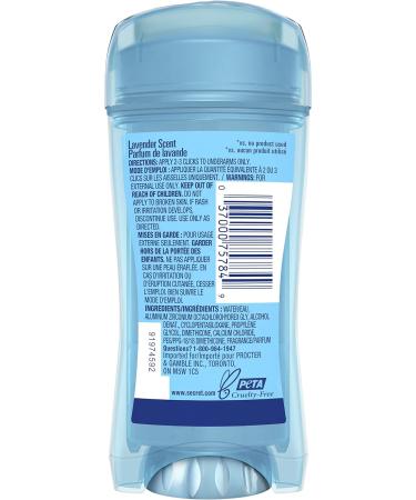 Secret Clear Gel Antiperspirant and Deodorant Lavender Scent 73 grams 73 g (Pack of 1) - Buy Online on GoSupps.com