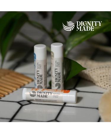 Dignity Coconuts Moisturizing Lip Balm Soothing & Fragrance-Free, Pack of 5 - Vegan w/Nourishing Coconut Oil, Cocoa Butter & Essential Oils 4.4ml (0.15oz) Each Lip Care Set - Buy Online on GoSupps.com