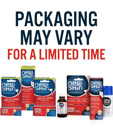 New-Skin Liquid Bandage Set - Waterproof Bandage for Scrapes and Cuts - 1 fl oz Liquid & Spray Combo - Buy Online on GoSupps.com