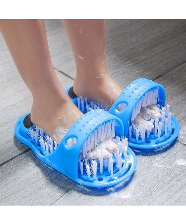 Agatige Foot Brush Shower - Exfoliating Bath Massage Shoes with Suction Cups for Spa Experience | Ideal for Bathroom & Shower - Buy Online on GoSupps.com