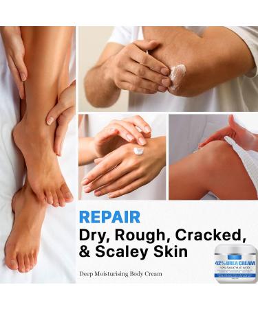 Urea Foot Cream 40% Urea Cream Cracked Heel Repair Cream with 2% Salicylic Acid Foot Cream for Cracked Heels and Dry Skin Moisturizing Callus Remover for Hand Foot Skin Care - Buy Online on GoSupps.com