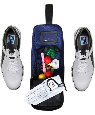 Amy Sport Golf Shoe Bag - Zippered Travel Shoes Case with Outside Pocket, Lightweight Carrier for Men and Women - Ideal for Basketball, Soccer, Gym - Black - Buy Online on GoSupps.com