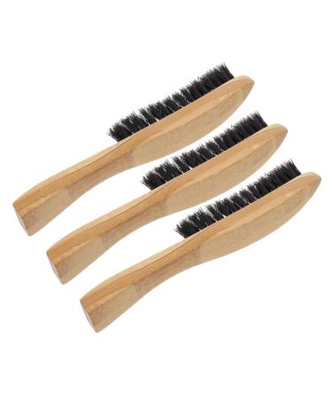 Doitool 3st Bartbrush Beard care products from wild boar bristles soften the clean smoothing brush Bartkamm for men's male beard care tool Articles on beard care for men