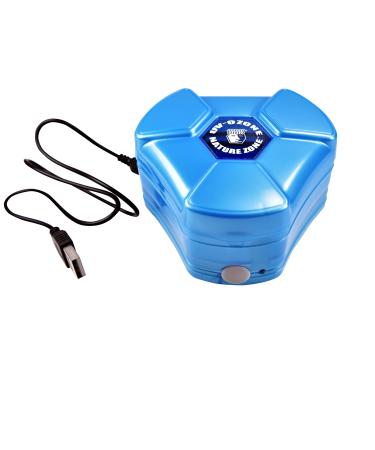 Naturezone Oral Appliance Deodorizer Cleaner  Sky Blue Hand held 300NZ