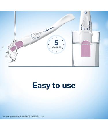Clearblue Rapid Detection Pregnancy Test - 2 Count | Fast Results | Easy to Use - Buy Online on GoSupps.com