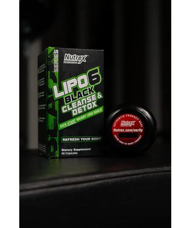 Nutrex Research Lipo-6 Cleanse & Detox | 7 Day Fast-Acting Colon Cleanser for Weight Loss & Digestive Health - Buy Online on GoSupps.com