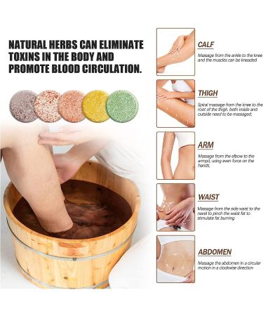 NatureFoot Essential Oil Foot Bath Efficiency Tablets 3 Packs of Effervescent Natural Shape Tablets for Ultimate Relaxation - Buy Online on GoSupps.com