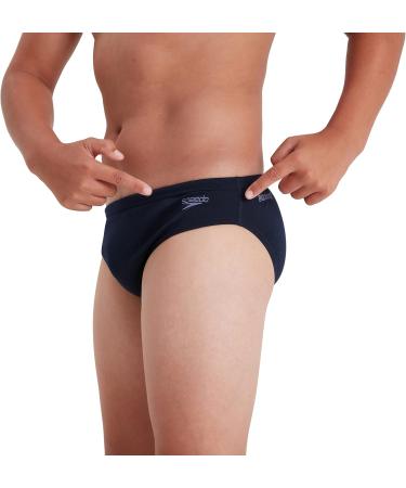 Speedo Boys Eco Endurance+ 6.5cm Swim Trunks Navy - 11-12 Years | Eco-Friendly Swimwear for Kids - Buy Online on GoSupps.com