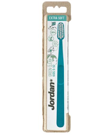 Jordan Green Clean Kids Toothbrush Blue Bule