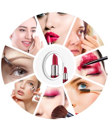 20x Magnifying Mirror with Three Suction Cups - 4Inch Round Snowflakes Magnified Mirror for Makeup, Tweezing, Blackhead Removal - Buy Online on GoSupps.com