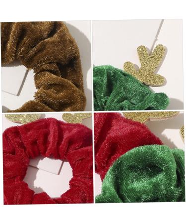 minkissy Christmas Hair Rope Hair Ropes Bobbles Elastic Hair Bands Christmas Hair Bands Antler Hair Band Christmas Hair Bobble Hair Bobbles Ponytail Holder Hair Ring Tie Miss Elk Fabric - Buy Online on GoSupps.com
