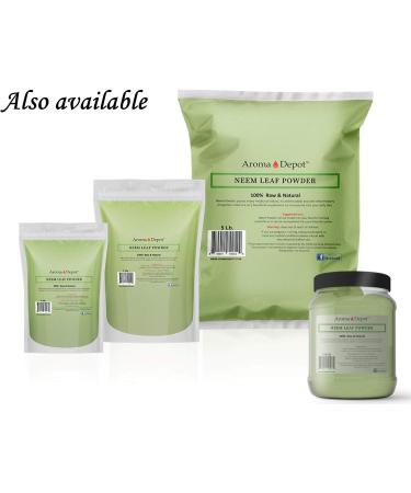 1 lb / 16 oz Neem Leaf Powder No Preservatives 100% All Pure & Natural Vegan Non-GMO & Gluten Free Great for Improving Immunity Skin Hair & Digestive Functions Azadirachta Indica - Buy Online on GoSupps.com