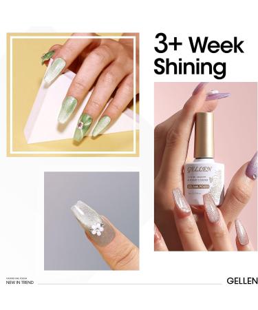 Gellen Cat Eye Gel Nail Polish Kit - Makaron Cat Eye Gel Polish Kit 6 Colors Soak off UV LED Nail Gel Kit 10ml Makaron Series - Buy Online on GoSupps.com
