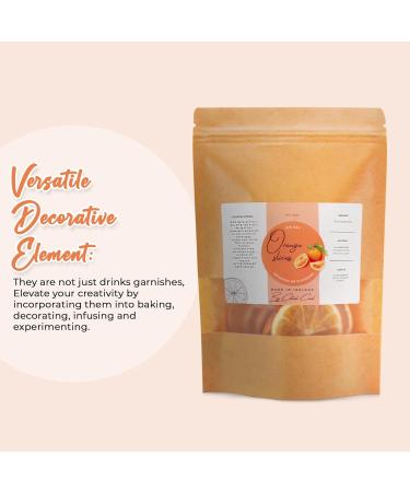  Cocktail Crowd Cocktail Crowd Dried Orange Slice Roulettes cocktail garnish orange slices gluten and sugar free dehydrated orange slices for drinks fruit for drinks cocktails - Buy Online on GoSupps.com