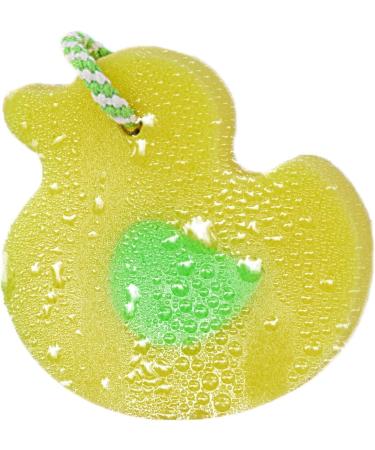 Shower Sponge | Animal Shape Bath Scrubber - Bathing Sponge Cute Scrubber for Kids and Adults Cleaning Bathing Accessories Duck - Buy Online on GoSupps.com