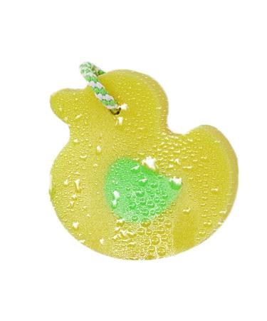 Shower Sponge - Animal Shape Deep Cleansing Scrubber - Bathing Sponge Cartoon Scrubber for Body Wash Cleaning Bathing Accessories Duck