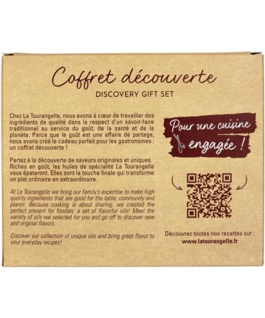  La Tourangelle La Tourangelle | Roasted walnut oil roasted hazelnut oil roasted sesame seed oil | Gift Set Cooking Condiment Oil - 3 x 250 ml. - Buy Online on GoSupps.com