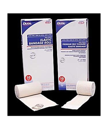 Dukal DUK 504LF Elastic Bandage Latex Free 4" Width 4.5 Yards Length (Pack of 50)