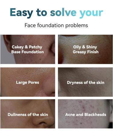 Oil-Control Hydrating Face Primer - Long Lasting Smooth Makeup Base - Pore Primer for Full Coverage - Moisturizing & Oil Control Formula 5ml (04 Clear) - Buy Online on GoSupps.com