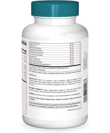 Source Naturals Wellness Formula - Herbal Defense Complex 120 Capsules | Immune Support - Buy Online on GoSupps.com