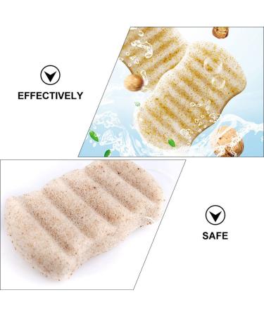 Bath Cotton Cleaning Tool - Healeved 1pc Bath Sponge for Shower, Scrubbing Konjac Body Sponge for Face, Makeup Puff for Cosmetics - Buy Online on GoSupps.com
