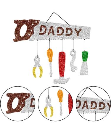Fathers Day Cake Decorations - Happy Father Day Decoration - Dad Ever Cake Picks Decorations for Happy Father's Day Theme Party Supplies Silver Keloc - Buy Online on GoSupps.com